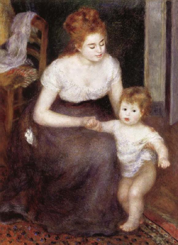 Pierre Renoir The First Step oil painting image